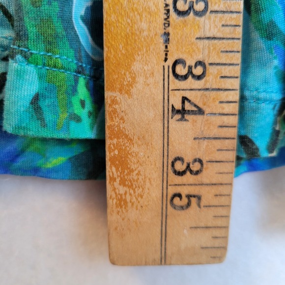 Ulla Johnson Womens Gabriella Floral Tropical Midi Skirt Size 12 Blue Hawaiian - Picture 6 of 8